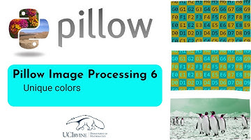 Pillow image processing 6: Unique colors
