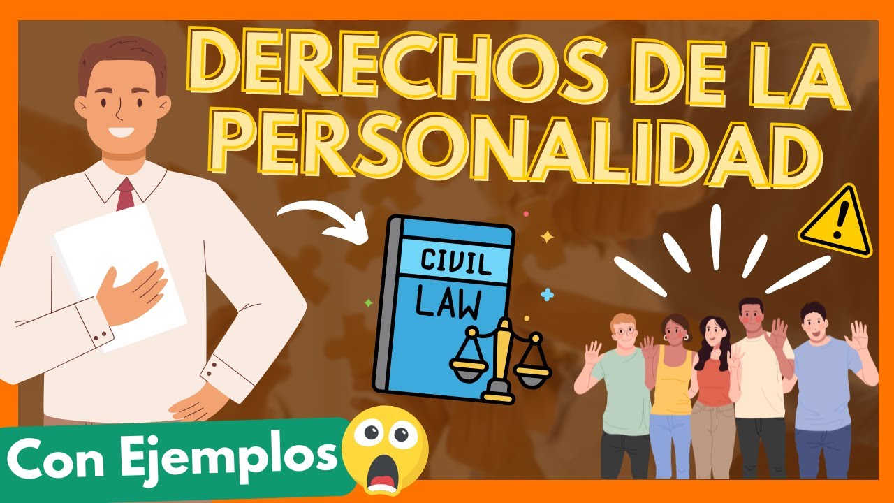 ➡️ DERECHOS de la PERSONALIDAD【TODO EXPLICADO con EJEMPLOS en 3 PASOS]