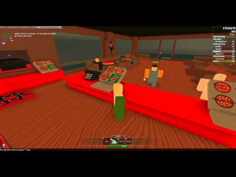 Stamsite Och Fallskjerms Jobbar Pa En Pizzeria Roblox Youtube - skitspel roblox youtube