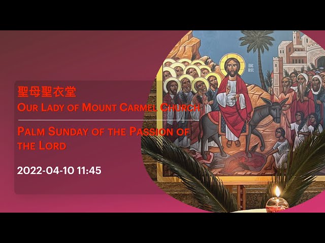 2022-04-10 11:45 Palm Sunday of the Lord’s Passion