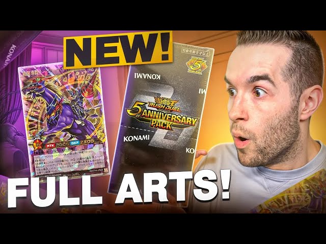 Opening Konami's New FULL ART Yugioh Cards! (Rush Duel 5th