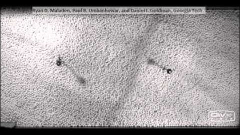 Sand-swimming robot subsurface