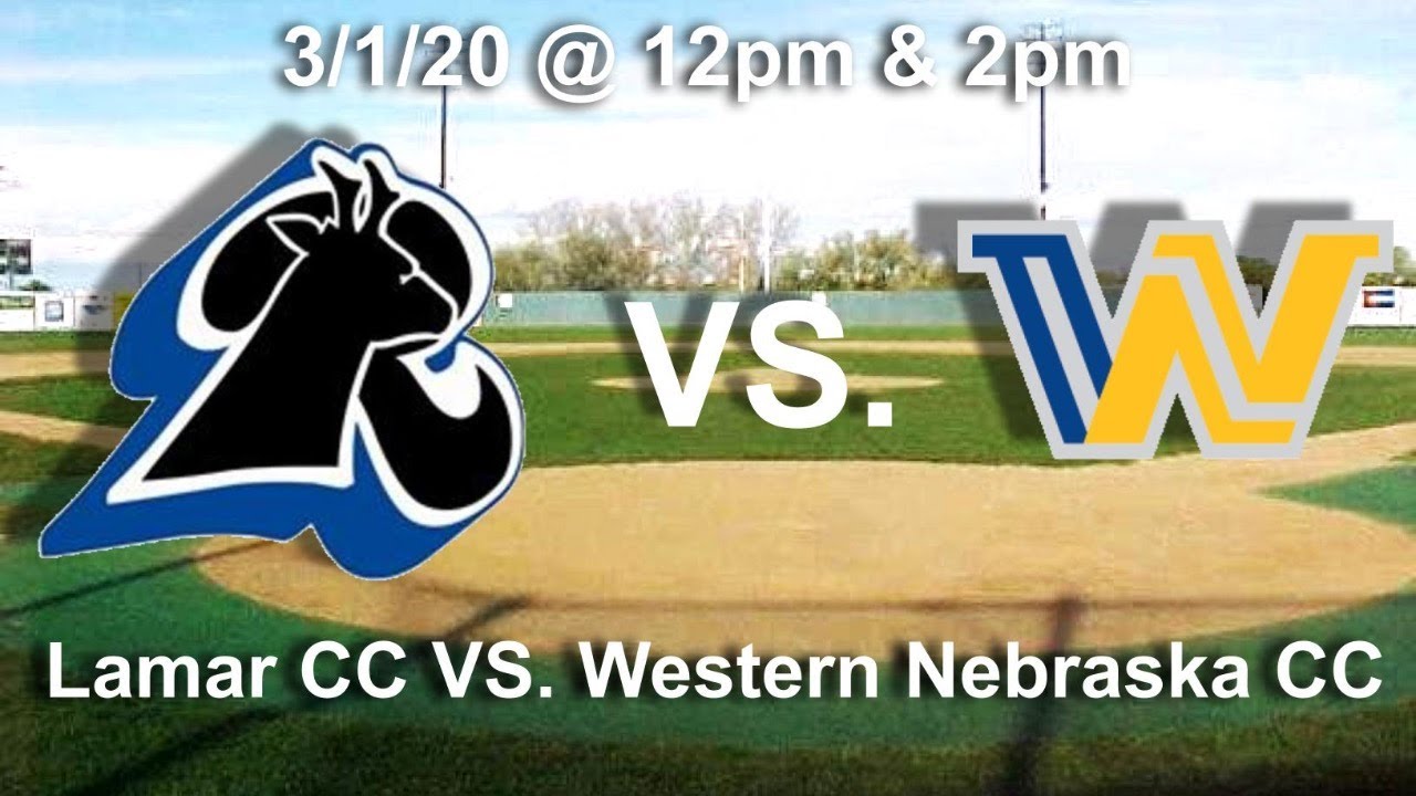 Baseball Lamar CC vs. Western Nebraska CC YouTube
