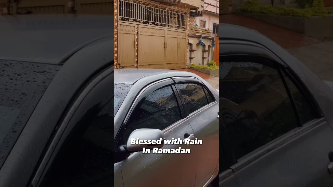 Blessed with rain in ramadan 