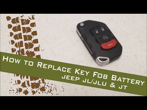 How to Replace Key Fob Battery Jeep Wrangler/Gladiator - YouTube