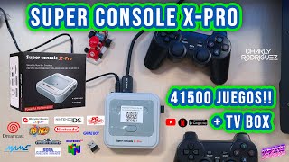  SUPER CONSOLE X-PRO!! 41500 JUEGOS RETRO + TV BOX RETROPLAYERS