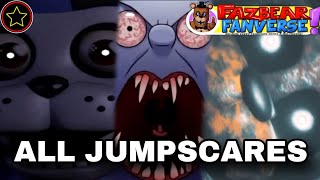 FNaF: Fazbear Fanverse | All Jumpscares (2015 - 2024)