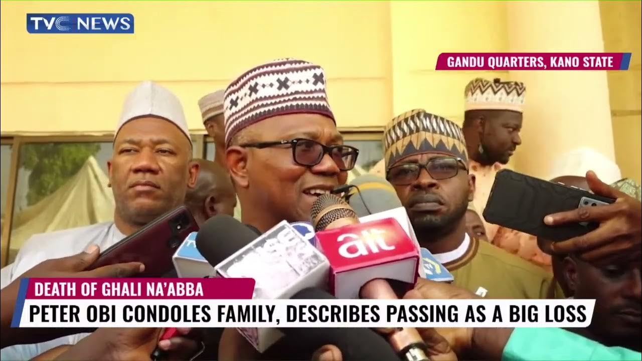 Peter Obi Pays Condolence Visit To Family Of Na’Abba