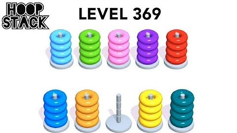Hoop Stack Level 369 | Puzzle Game  | Complete Level