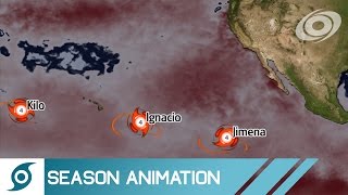 2015 Pacific Hurricane Season Animation