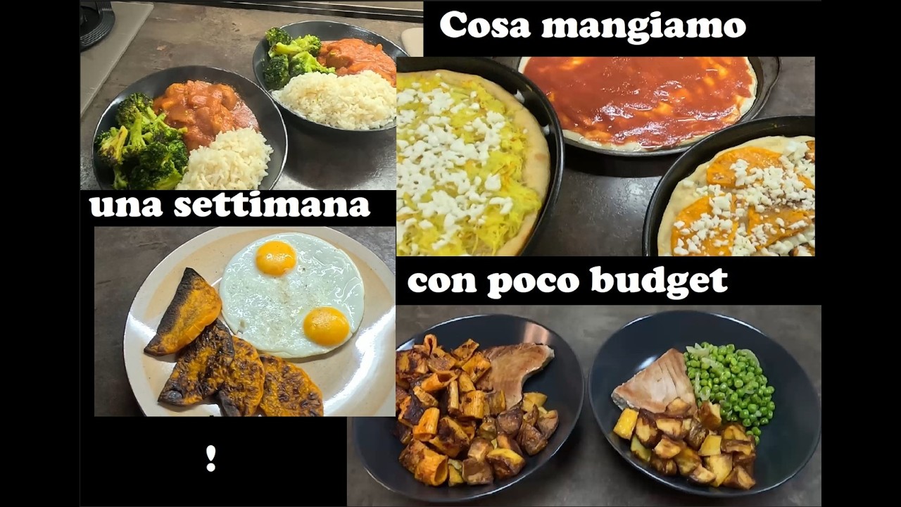 Cosa mangiamo una settimana con poco budget!!