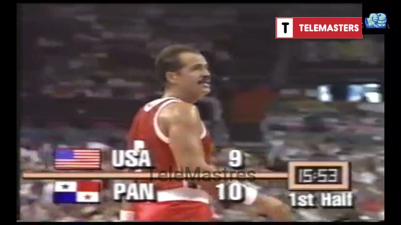 Usa vs Panama dream team preolimpico 1992