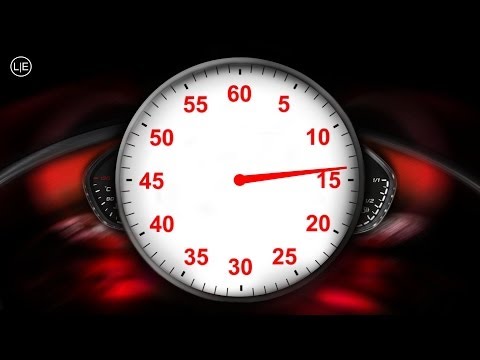 30 sec countdown 2x clock timer ( v 64 ) with sound effects - 4k speedometer style