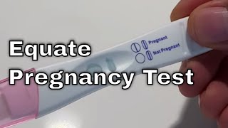 Equate Pregnancy Test - How to Use (ASMR)
