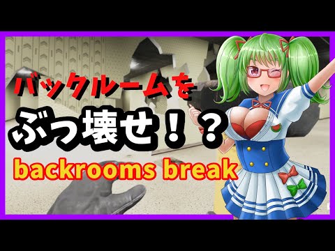 【Backrooms Break】迷い込んだ迷宮を打開するのは…物理？！【Vtuber】