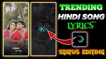 Dil Sambhal Ja Zara Phir Mohabbat❤️Hindi Lyrics Song//Alight Motion Video Editing