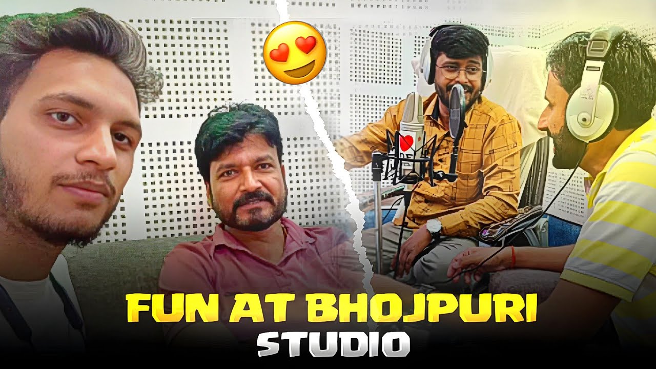 Recording Studio 🎧 में गाना गाया | Studio Tour In Gorakhpur