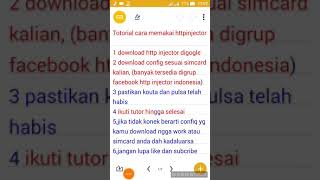 Cara internet gratis tanpa pulsa dan kuota (http injector) screenshot 3