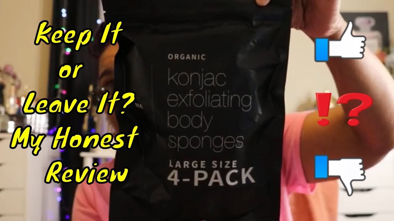 KEEP IT OR LEAVE IT?? MINAMUL EXFOLIATING BODY SPONGE - HONEST REVIEW - itsdawnywawnytime
