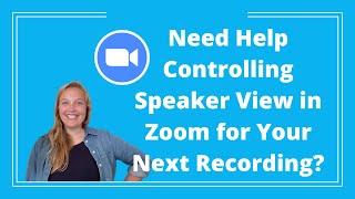 Zoom Tips: How to Control Speaker View in 2Person Zoom Recording  Logan Clements