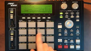 Akai MPC 1000 - Tutorial Part 1 - Making programs (the easy way) and note repeat - MIDIVERSE TV