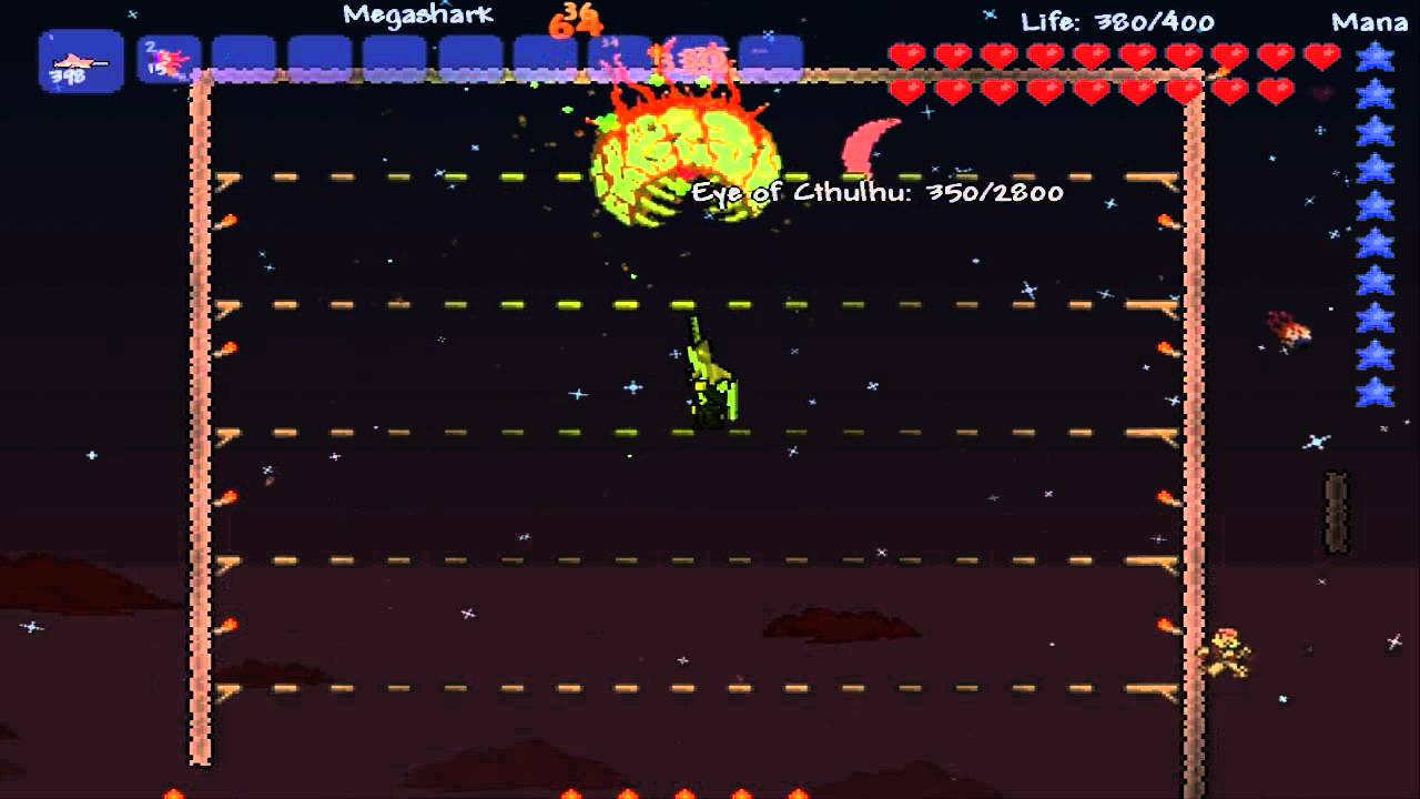 Terraria - Eye of Cthulhu in 10 Seconds