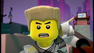 Ninjago: Overlord fight scenes; the golden ninja, and the titanium ninja