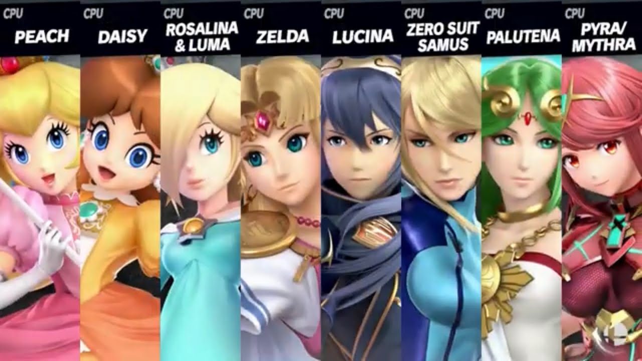 Super Smash Bros. Ultimate - Smash Girls Stamina Elimination Tournament