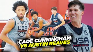 Austin Reaves & Cade Cunningham Battle at USA Basketball Scrimmage! Team USA vs USA Select Team