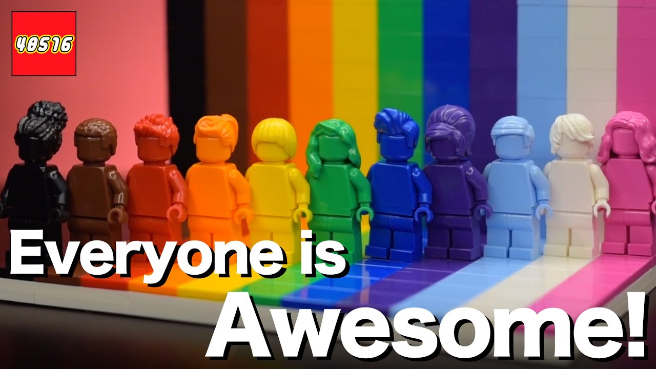 Everyone Is Awesome！LEGO 40516 開箱，極簡單、超吸睛，一次買齊11