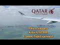 Qatar Airways A350-1000 Doha to Singapore Economy Flight Experience