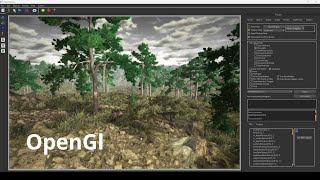 OpenGl terrain rendering, C++