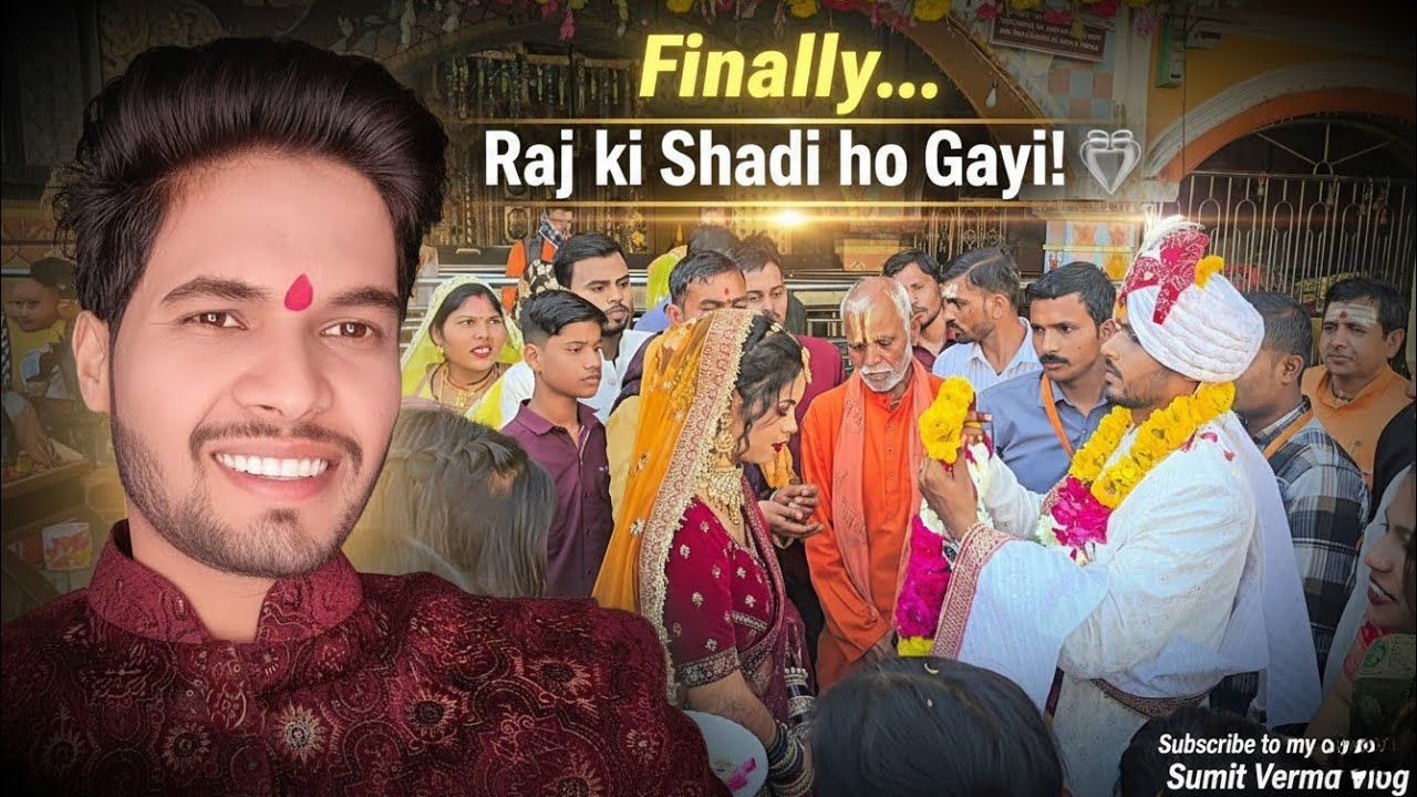 Daily Vlog Day 46 / Finally.. Raj ki shadi ho gayi 💖👍