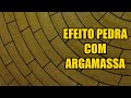 COMO FAZER PEDRAS EM CIRCULO COM ARGAMASSA faça você mesmo