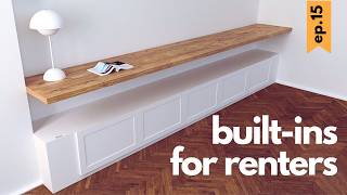 How I Design Built-In Furniture in a Rented Apartment | Workspace Redesign Ep.15