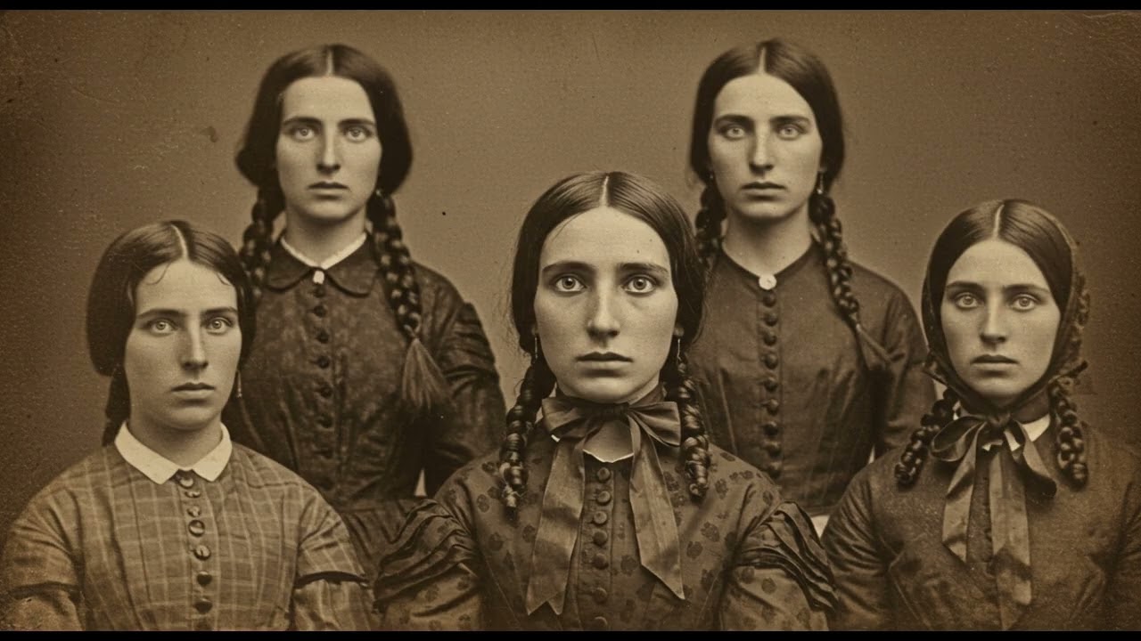 Archiveros de Veracruz hallaron una foto de 1894 de cinco hermanas; al ampliar el reflejo el miedo