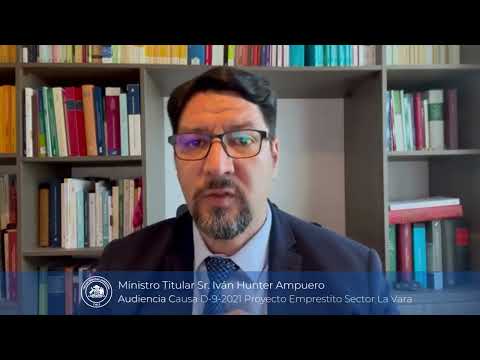Ministro Titular Sr. Iván Hunter Ampuero Causa D-9-2021