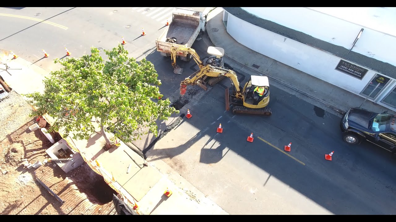 Drone Video of Road Construction