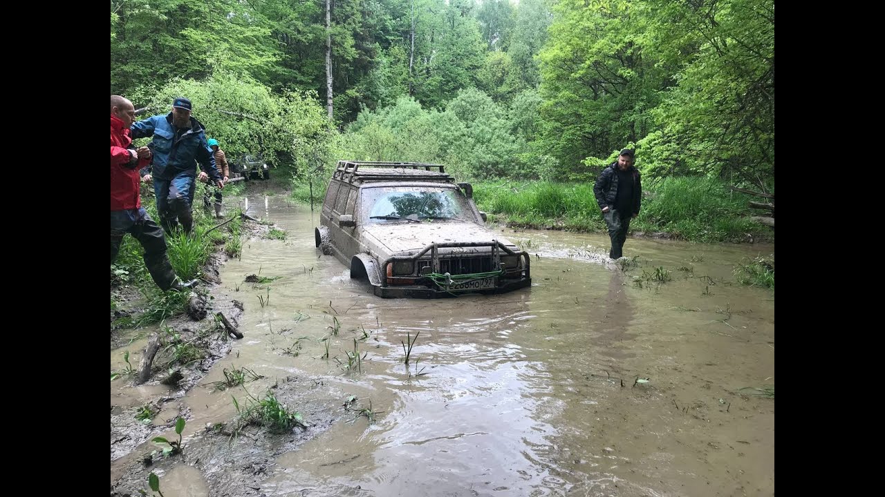 Жесть, Джипы в шоке что творит шеви нива, утопили ниву, Кадиллак, Уаз ...