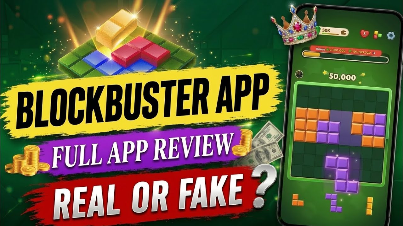 Block Buster Game Real or Fake|Block Buster Puzzle Game Review (Paying ...