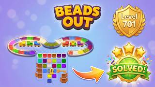 🔴 Beads Out Level 701 Walkthrough | Easy Solution & Gameplay 🧠✨