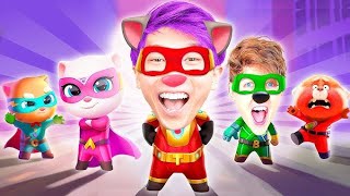 Unlock All Character & All Level Talking Tom Heros-Ultra Eating Championship(New Epsiode-)#2024