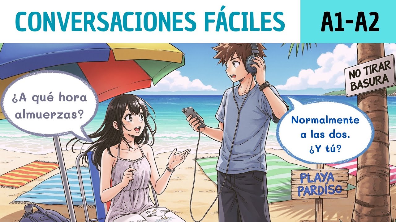 💬 Habla Español Fácil | Rutinas Diarias 🕒 con 7 Diálogos Básicos (A1-A2)