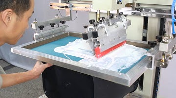 S-600DFE2 Pneumatic flat screen printer ( DTG, T-shirts in bulk for screen printing)