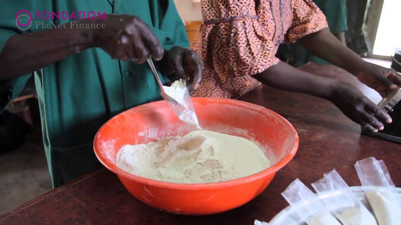 Olga, Bénéficaire du projet PlaNet Finance Fonio au Burkina Faso