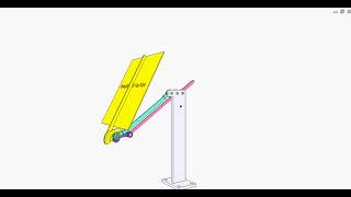 Folding two bars 2a