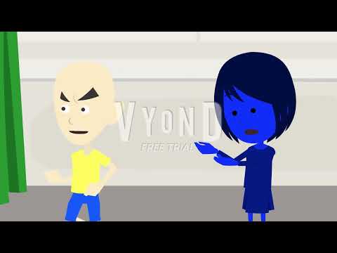 Caillou Turns Rosie into a Blueberry and Gets Grounded