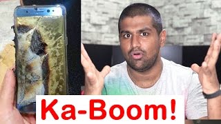 Galaxy Note 7 Official Recall - Exploding Battery!