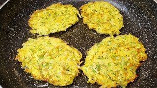 1 potato 1 zucchini 1 egg! Simple, healthy and delicious recipe!