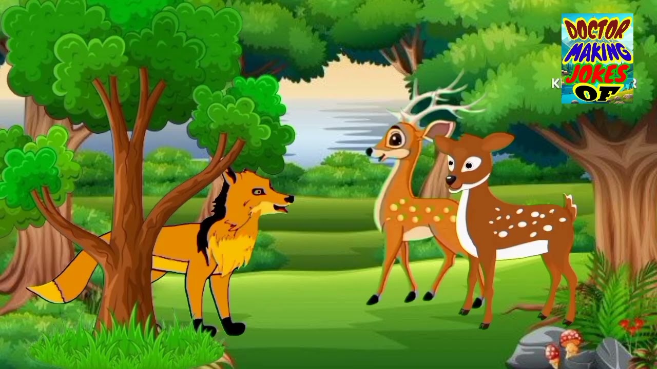 DO CHALAK HIRAN // HINDI CARTOON //  KAHANI VIDEO.  #hindistory #moralstories #animalscartoon